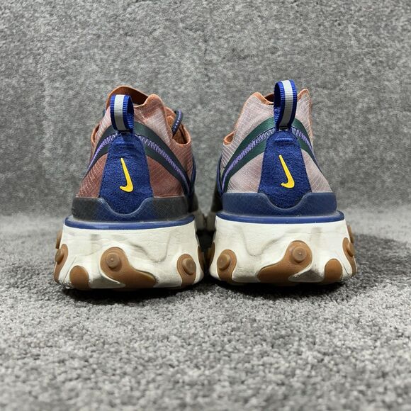 Nike React Element 87 AQ1090-200 Mens Size 15 Gray Athletic Running Shoes Used - Picture 7 of 12